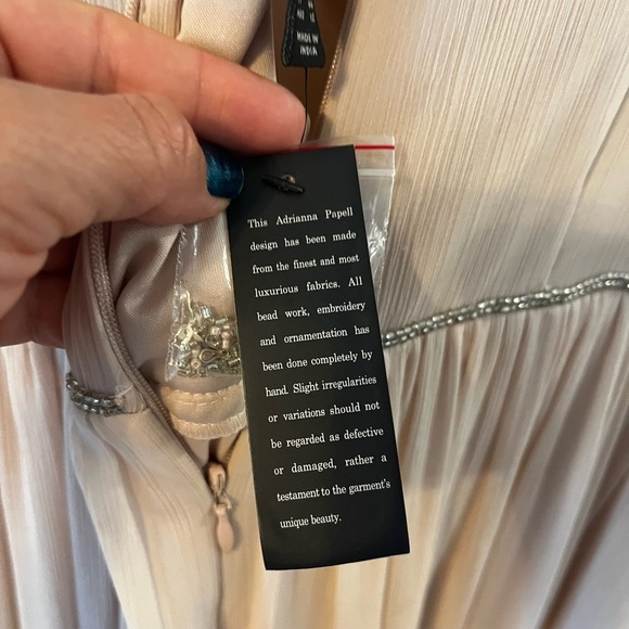 Adrianna Pappell, Women’s Formal Dress Size 8 NWT Prom Petal Pink Wedding Guest - Picture 9 of 12